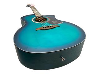 MANTIC GT-1GCGR ACOUSTIC GUITAR TEAL CUTAWAY BODY
